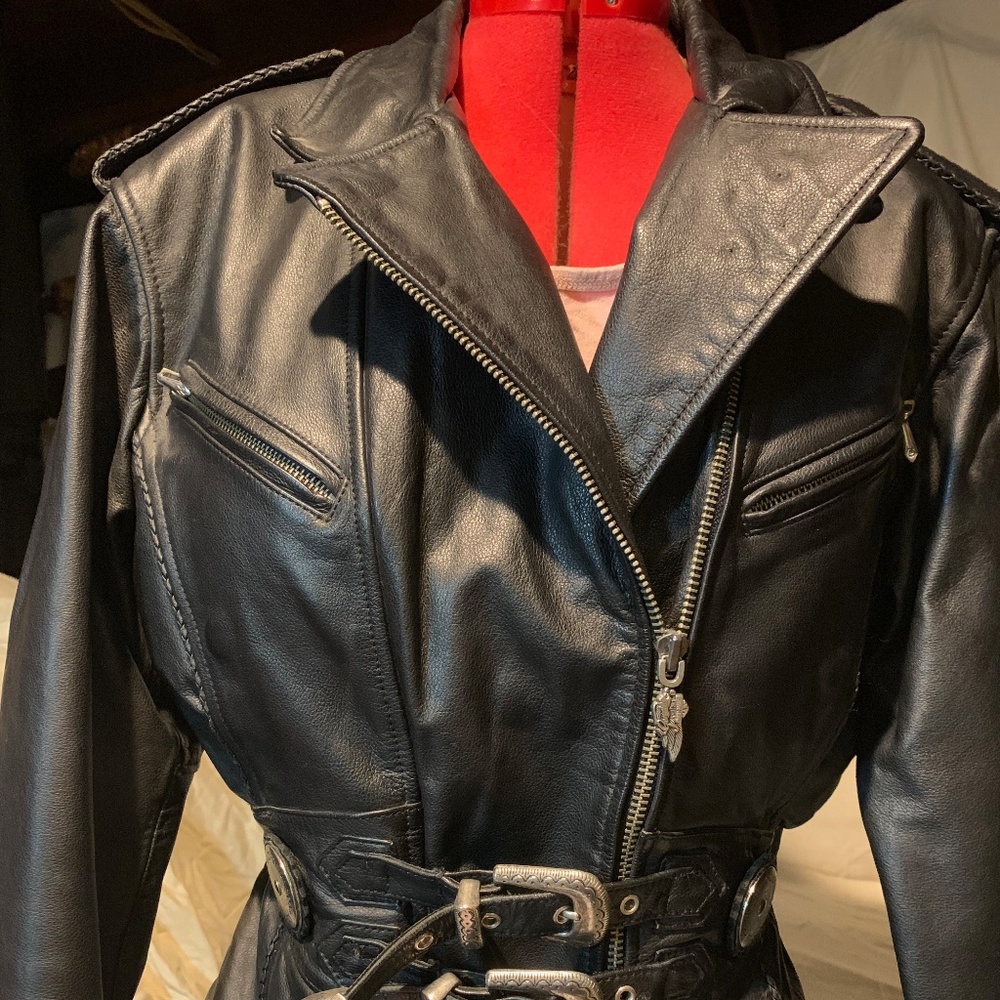 Harley Davidson Woman's size small leather jacket